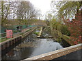 Overflow from Calder & Hebble Navigation to the River Calder in WF12 0QH