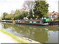 The John Lyon - narrow boat on Paddington Arm, Grand Union Canal in HA0 1WY