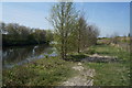 Riverside path towards Castleford in WF10 2RT
