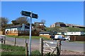 Path signpost at Maryport Holiday Park in DG9 9RD