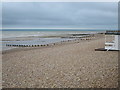 Low tide, Bexhill beach in TN40 1TD