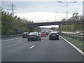M1 northbound passes under Bucknalls Lane in WD25 9NA