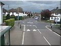Croxley Green: Repton Way and Manor Way junction with Baldwins Lane in WD3 3LH