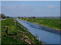 Looking west along the Counter Drain in PE11 3JF