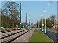 Tramway alongside Eskdale Drive in NG9 4JF