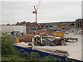 Tunnelling equipment at Crossrail, Plumstead site in SE18 1EQ