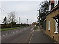 Road (A1123) at Hill Row, Haddenam in CB6 3TH