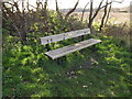 Seat at Iken Cliff Picnic site in IP12 2EL