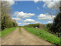 Private farm track off Withersfield Road in CB9 7HD