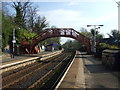 Footbridge, Stocksfield Railway Station in NE43 7TN