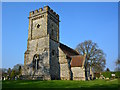 St Barnabas Church and churchyard, Faccombe, Hampshire in SP11 0DU