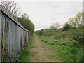 Footpath off Belvedere Road in Thamesmead East Ward