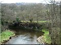 The River Esk south [downstream] of a railway bridge in YO22 5ET