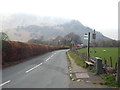 B5289 road at Rosthwaite in Borrowdale