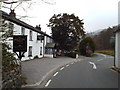 The road through Rosthwaite in Borrowdale