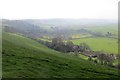 View towards Corton Denham in DT9 4LT