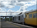 Network Rail train at Birmingham International Station in B40 1PA