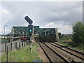 Road and rail bridge over the River Trent in DN15 8SW