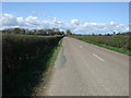 Minor road towards the A1 in Acklington