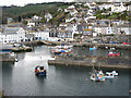 Fishing boat returning to Mevagissey Harbour in PL26 6SS