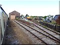 Sidings and shed on West Somerset Railway at Dunster in TA24 6RL