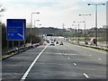 Southbound M6 at Junction 26 (for the M58) in WN5 8SP