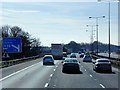 Southbound M6 near Bryn in WN4 0LB