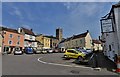 Axbridge: The square looking towards the church of John the Baptist in BS26 2DD