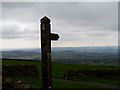 Looking down off the moors towards Leek in ST13 7NG