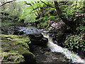 Waterfall on the Nant Llech in SA9 1UD