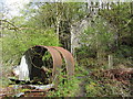 Looking towards the ruined Melin Llech mill in SA9 1UD