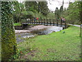 Footbridge in Graig-y-nos Country Park in SA9 1GD