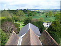 View from the tower of Birling Church in ME19 5WJ