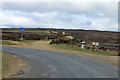 Start of stony, moorland track to Rudland Rigg in YO62 7JJ
