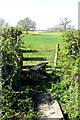 A stile on Queen Catherine Road in MK18 2LE