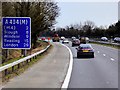 Southbound A404(M), Maidenhead Bypass in SL6 4NY