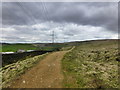 Storm clouds over Stormer Hill in Littleborough Lakeside Ward