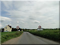 Entering Thelnetham on Hopton Road in IP22 1JW