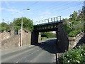 Railway bridge crossing Spott Road in EH42 1YF