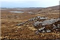 Rocky moorland above Kinlochbervie in IV27 4RQ