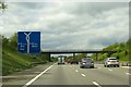 The M40 heading north-west to Birmingham in B94 6AX