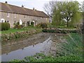Village pond and cottages, Faulkland in BA3 5UU