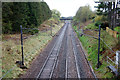 Edinburgh to Carstairs railway at Harburn in EH55 8RN
