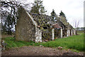 Ruined cottage at Haymains on the Harburn House estate in EH55 8RN