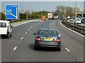 Eastbound M4 at Junction 7 in SL6 0PQ