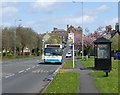 Bus stop at Hartford Road in NE22 6JF