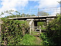 Footpath beneath the Swanage Railway near Corfe Castle in BH20 5EF