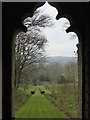 Painswick Rococo Garden - view from Red House in GL6 6QX