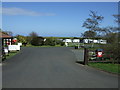 Entrance to caravan park in NE66 3DW