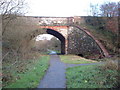 Cycle Path under old railway bridge in Galemire